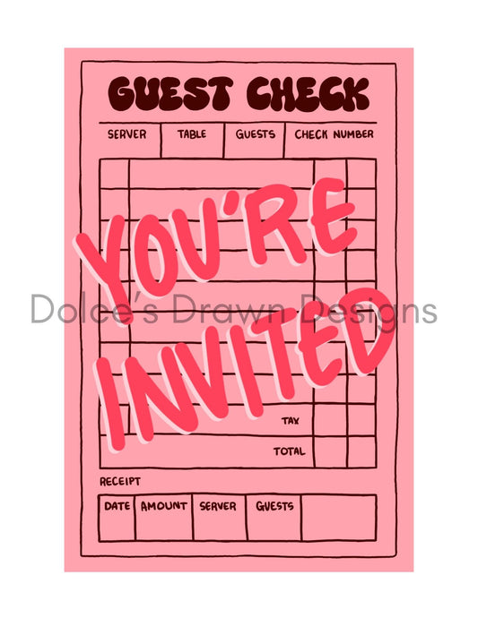 Party Invite (Digital Download)