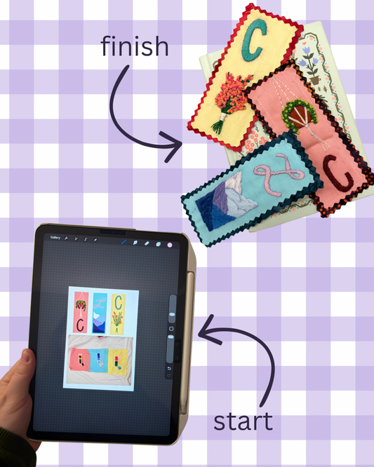 CUSTOM Embroidered Bookmarks