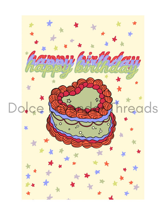 Happy Birthday Card (Digital Download)