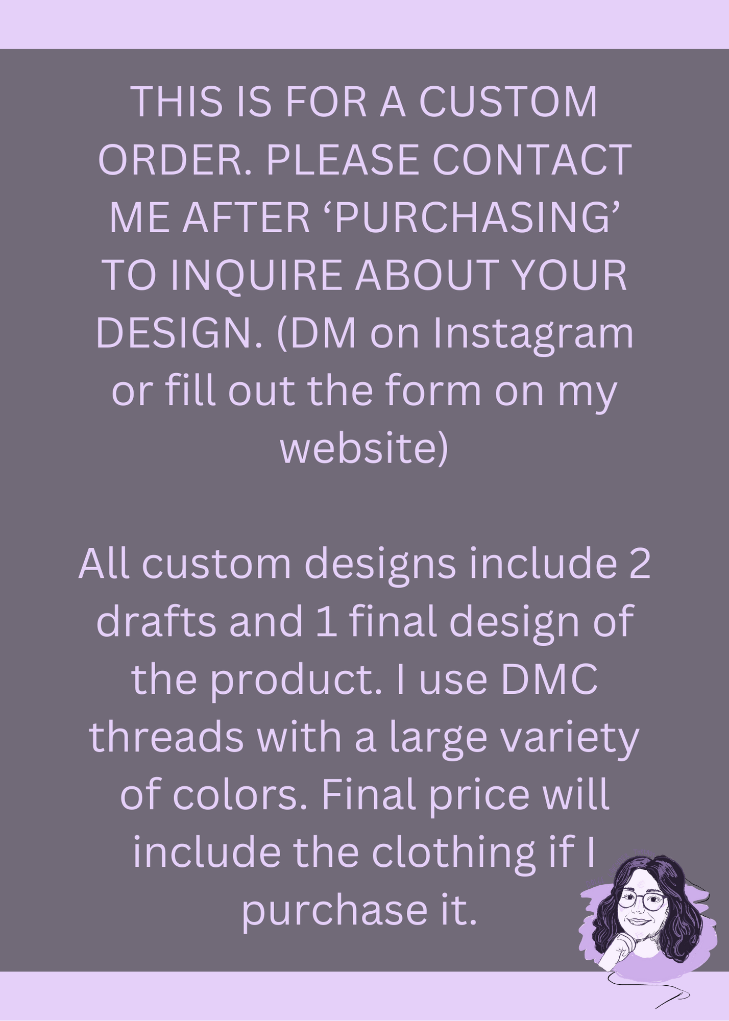 CUSTOM Embroidered Bookmarks