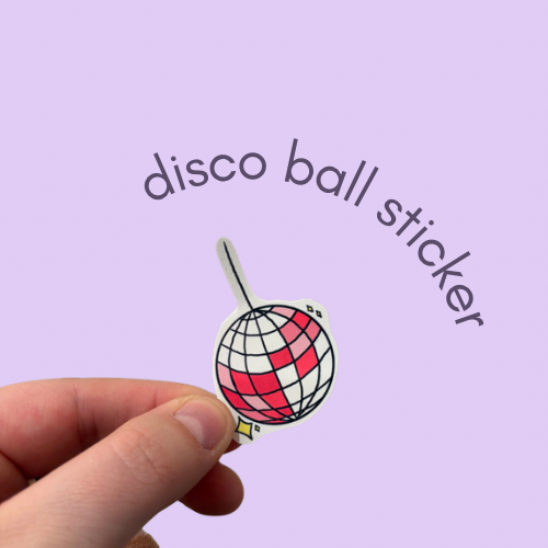 Disco Ball Sticker