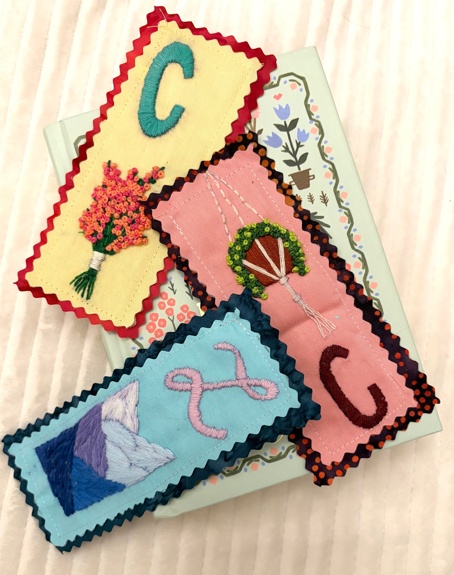 CUSTOM Embroidered Bookmarks
