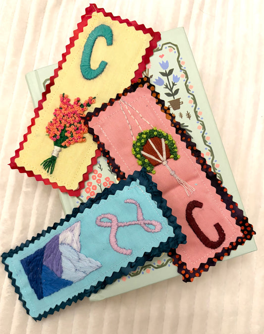 CUSTOM Embroidered Bookmarks
