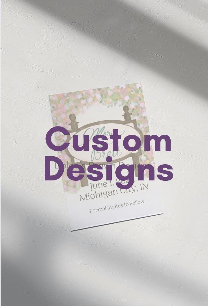 CUSTOM Party, Save the Date, Birthday, House Warming, Invitation